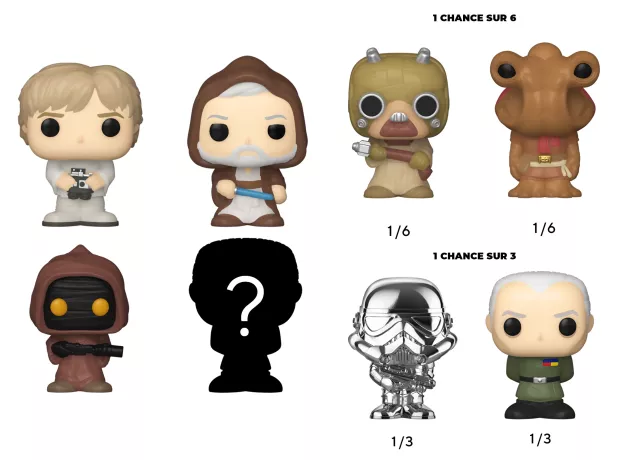 STAR WARS – Bitty Pop 4er-Pack 2,5 cm – Luke