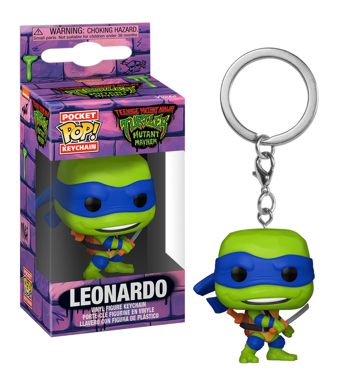 TEENAGE MUTANT NINJA TURTLES MAYHEM – Pocket Pop Schlüsselanhänger – Leonardo