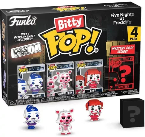 FIVE NIGHTS AT FREDDY'S - Bitty Pop 4 Pack 2.5cm - Ballora