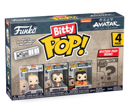 AVATAR THE LAST AIRBENDER - Bitty Pop 4 Pack 2.5cm - Iroh