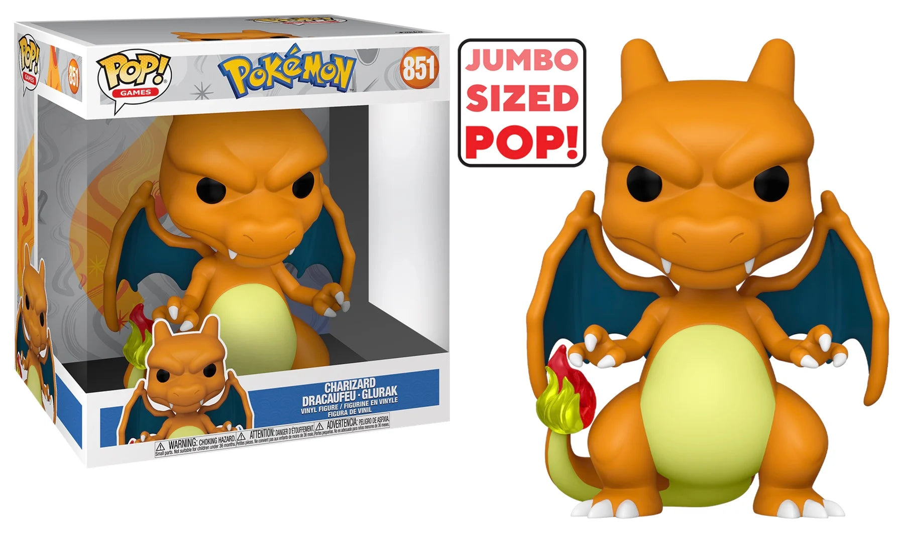 POKEMON - POP JUMBO 10'' Nr. 851 - Glurak