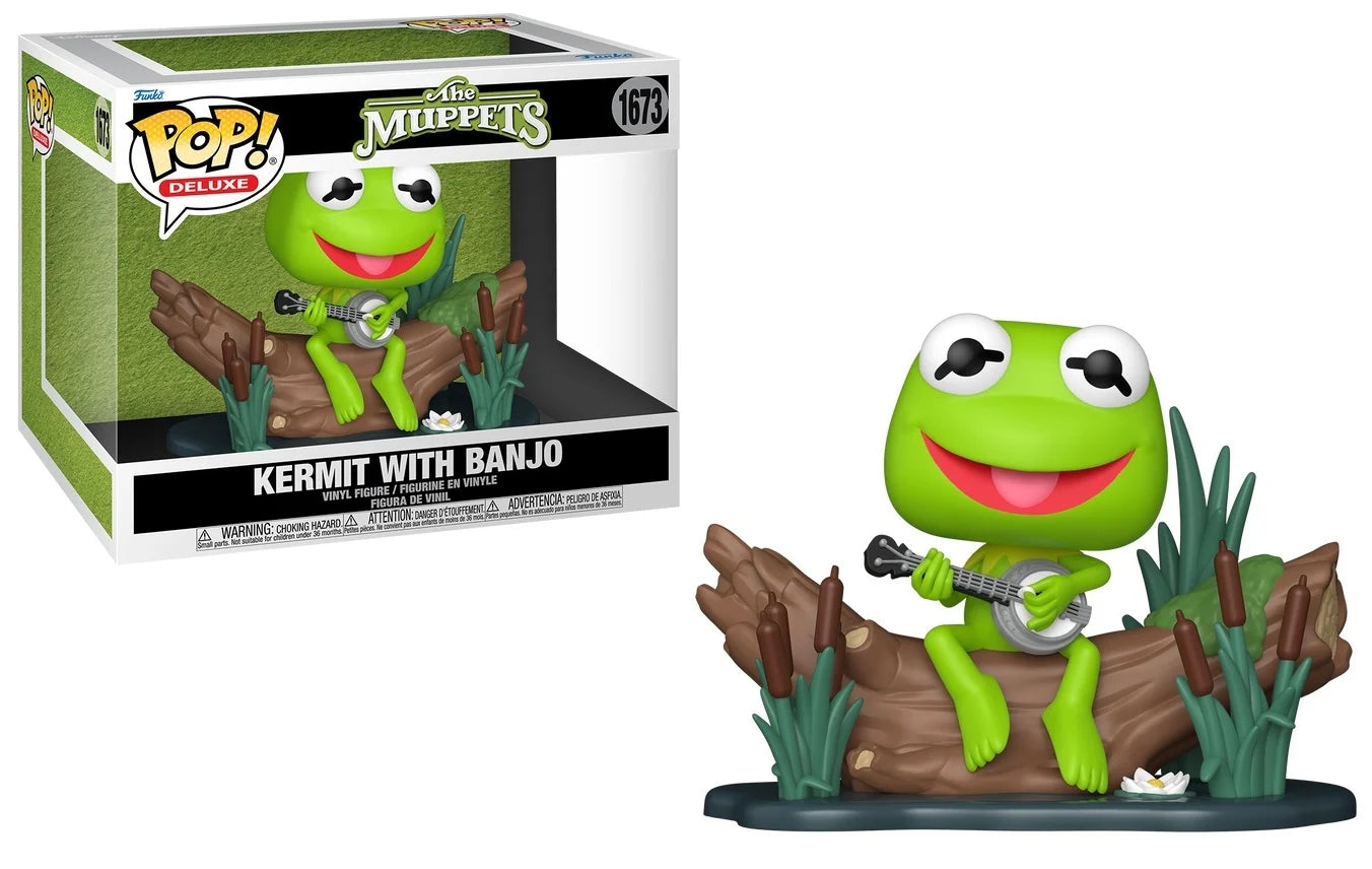 MUPPETS - POP Deluxe N° 1673 - Kermit with Banjo