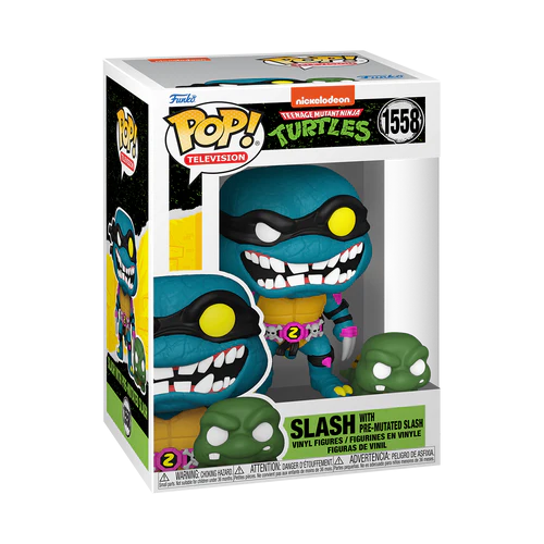 TORTUES NINJAS - POP & Buddy N° 1558 - Slash & Pre-mutated Slash