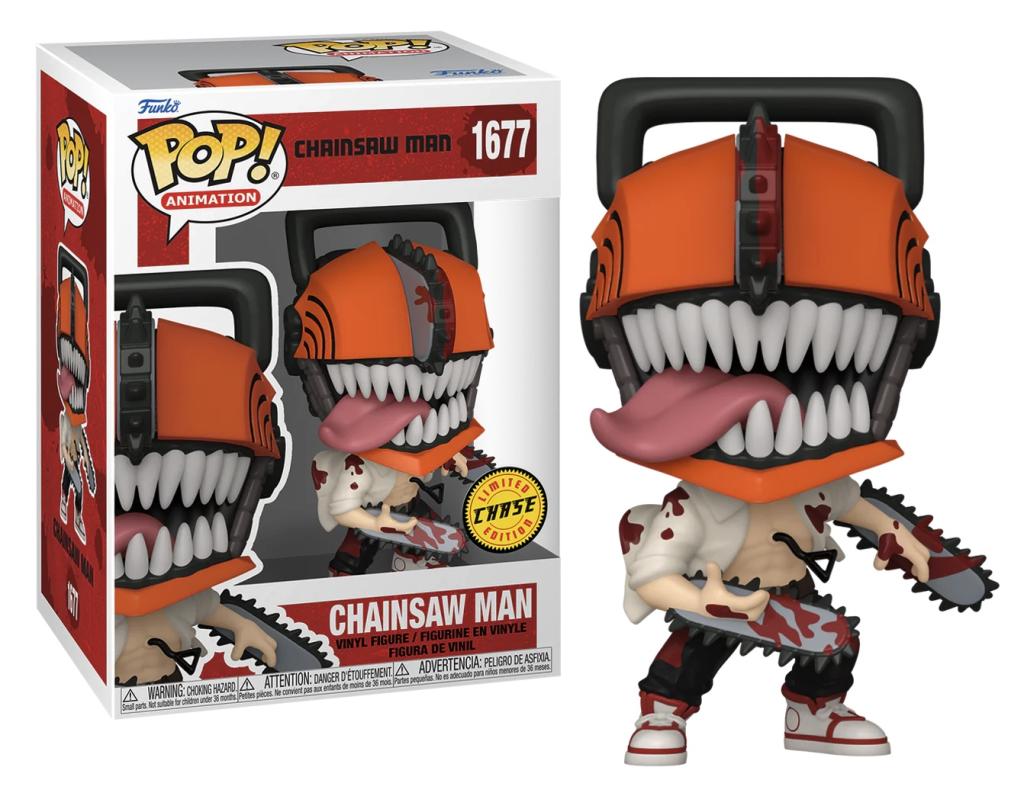 CHAINSAW MAN - POP Animation N° 1677 - Chainsaw Man avec Chase (BD)