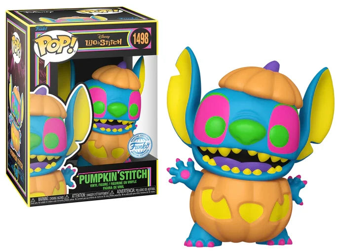 LILO & STITCH - POP Disney N° 1498 - Pumpkin Stitch (BLKLT)