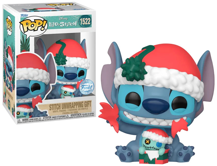 LILO & STITCH - POP Disney N° 1522 - Stitch unwrapping gift