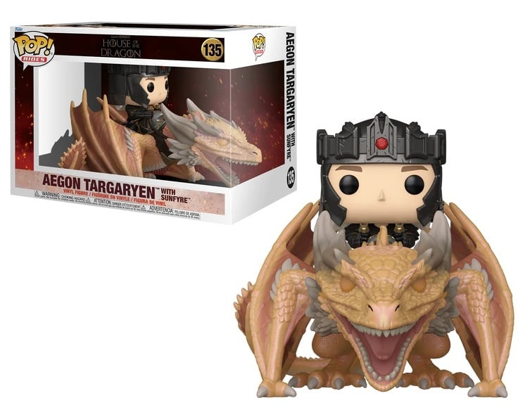 HOUSE OF THE DRAGON - POP Rides N° 135 - Aegon Targaryen with Sunfyre