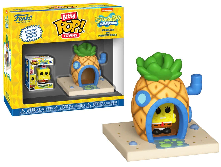 SPONGEBOB - Bitty Pop Town - Spongebob and pineapple house