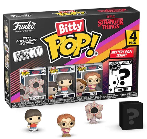 STRANGER THINGS - Bitty Pop 4 Pack 2.5cm - Demogorgon