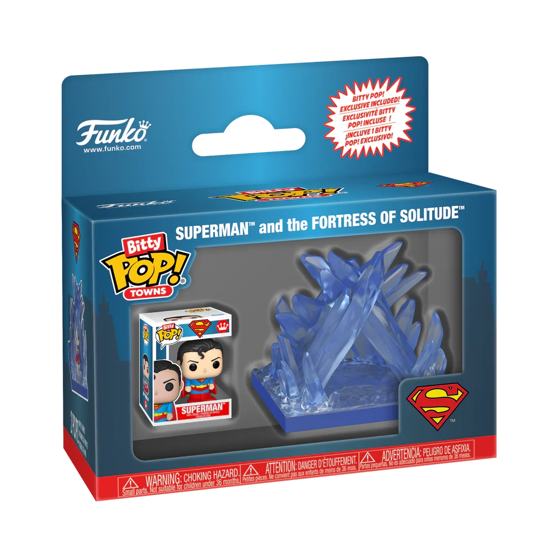 DC - Bitty Pop Town - Superman and the Fortress of Solitude