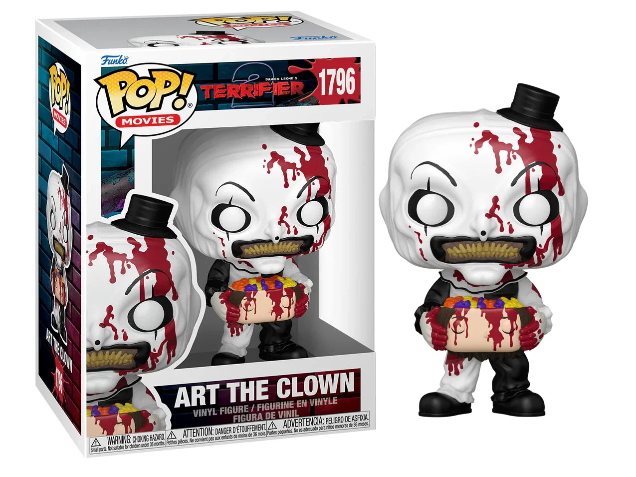 TERRIFIER - POP Movies N° 1796 - Art The Clown With Head
