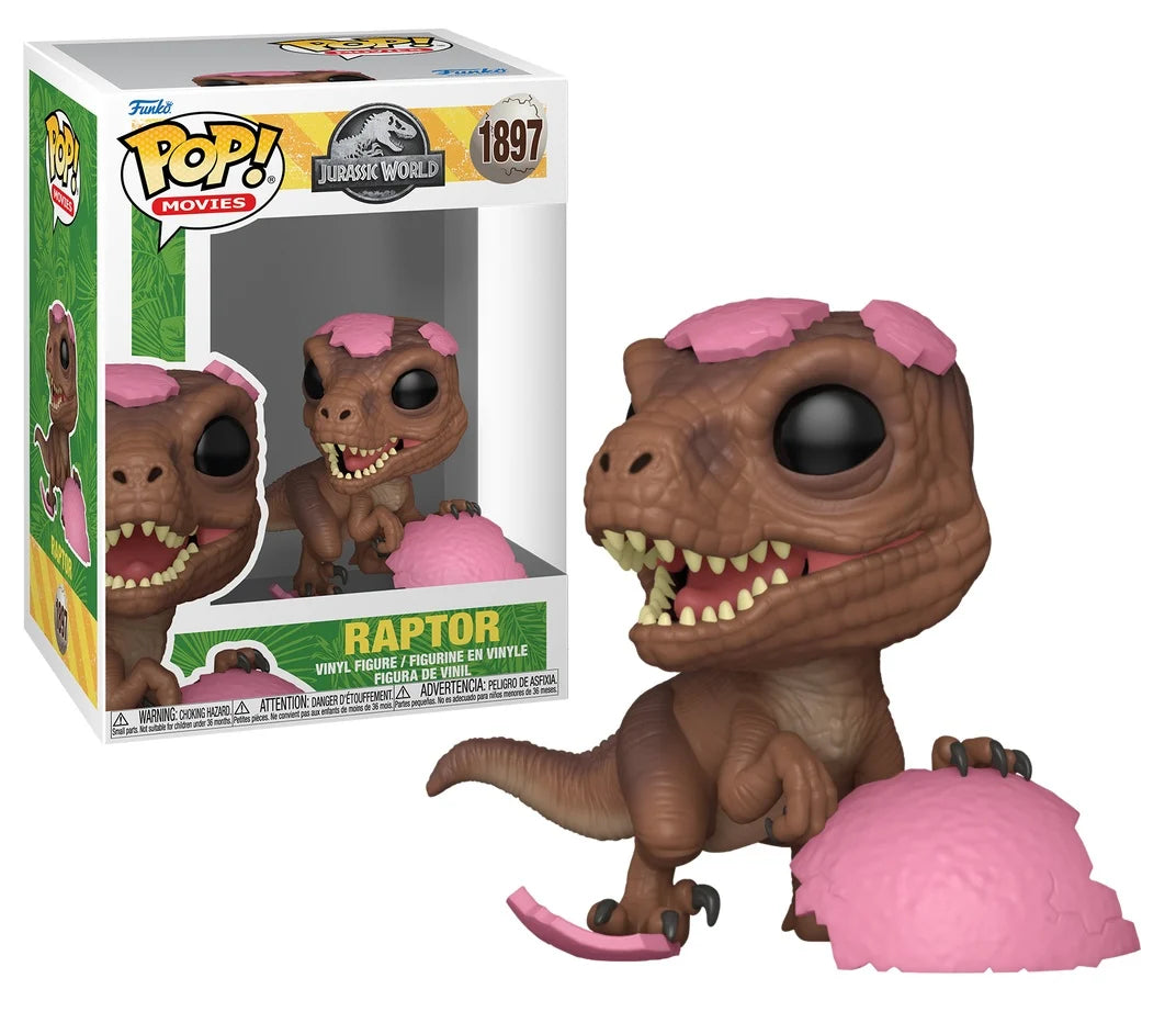 JURASSIC PARK SPRG - POP Movies N° 1897 - Raptor (Pink egg)