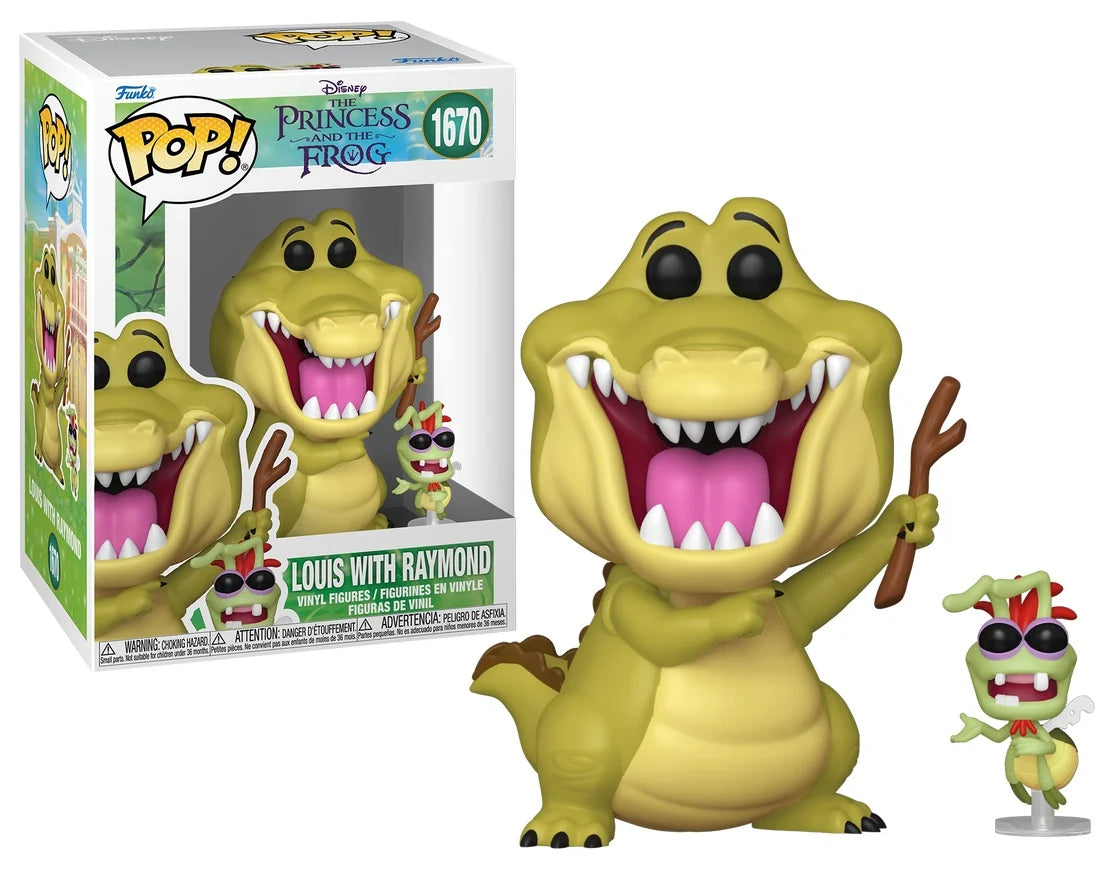 PRINCESS ET THE FROG - POP & Buddy N° 1670 - Louis with Raymond