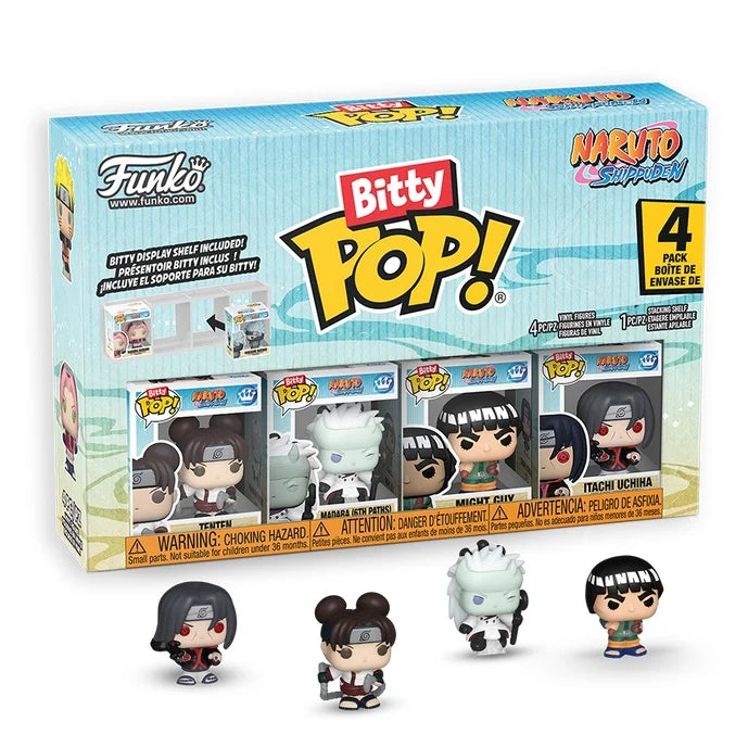 NARUTO SHIPPUDEN - Bitty Pop 4 Pack 2.5cm - Battles