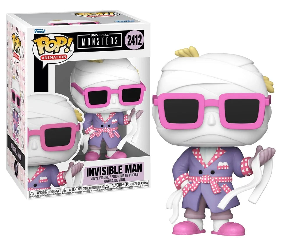 UNIVERSAL MONSTERS - POP Movies N° 2412 - Invisible Man with Chase