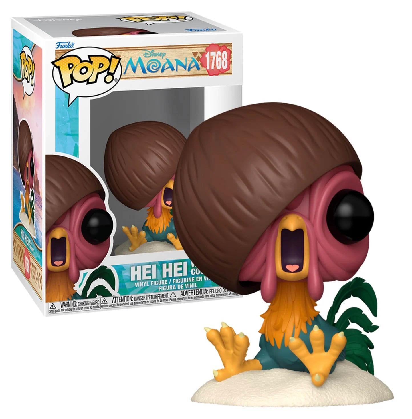 MOANA - POP Disney N° 1768 - Hei Hei with coconut