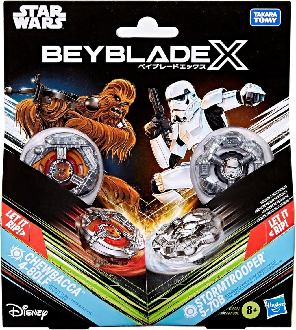 BEYBLADE X - Chewbacca 4-80LF & Stormtrooper 5-70B