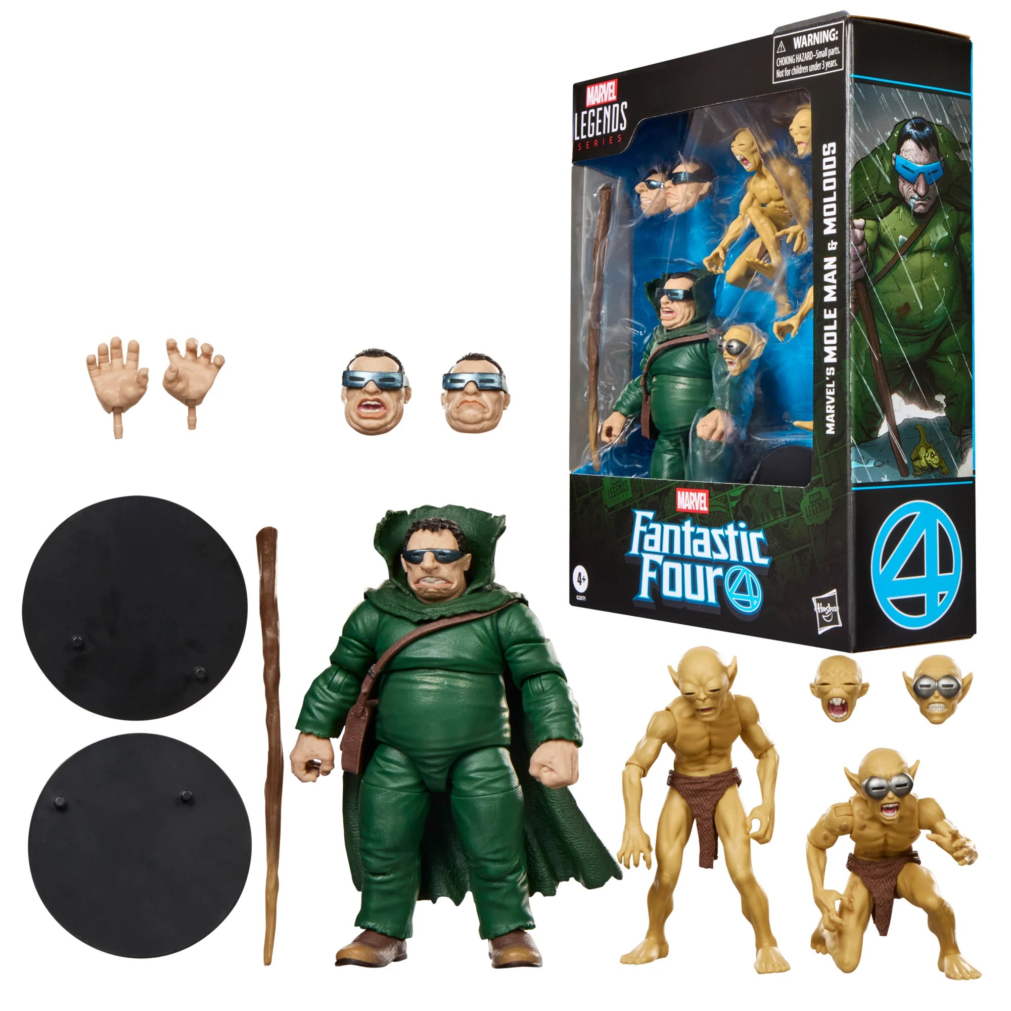 MARVEL - Marvel's Mole Man & Moloids - Figure Legends Series 15cm