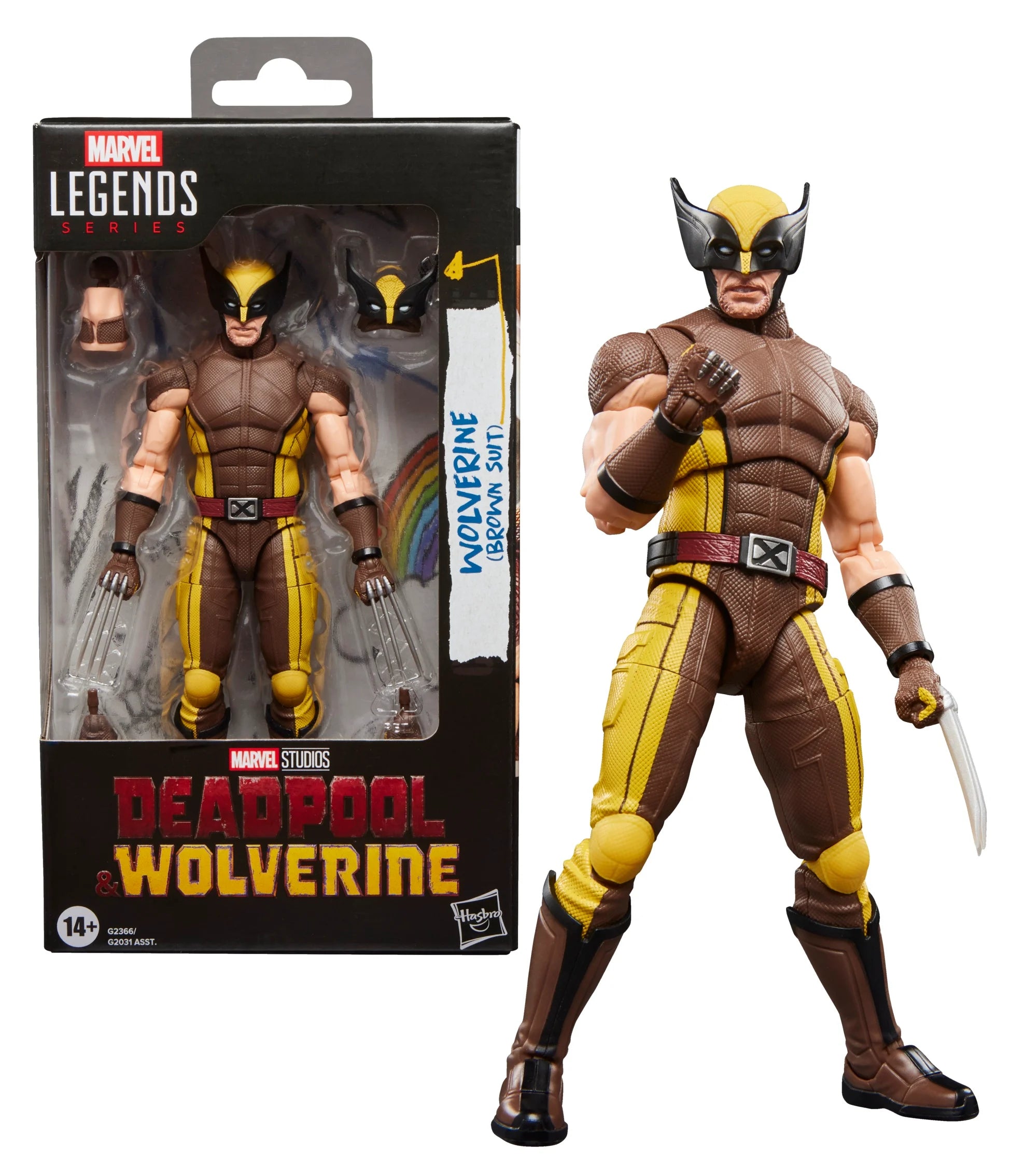 DEADPOOL & WOLVERINE - Wolverine (Brown Suit) -Fig Legends Series 15cm