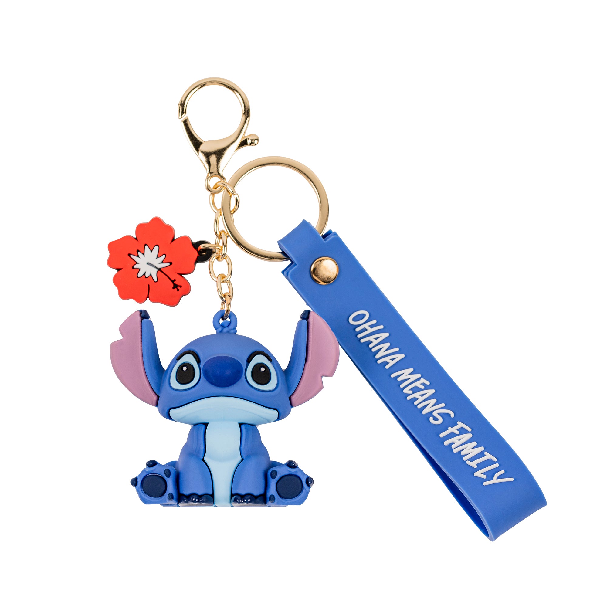STITCH – Ohana Means Family – 3D-Vinyl-Schlüsselanhänger