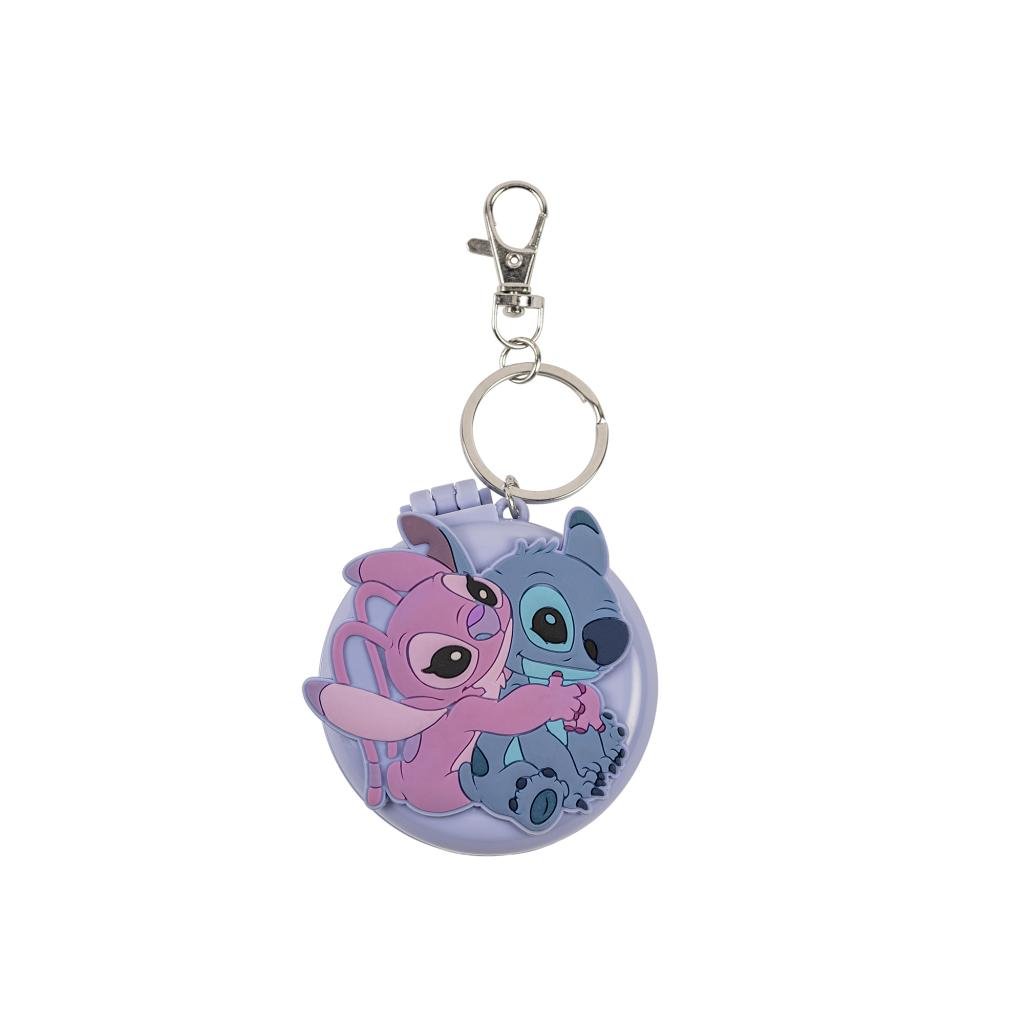 STITCH & ANGEL – Schlüsselanhänger mit Taschenspiegel und Haarbürste