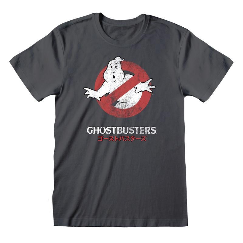 GHOSTBUSTERS - Japanisches Textlogo - Unisex T-Shirt (S)