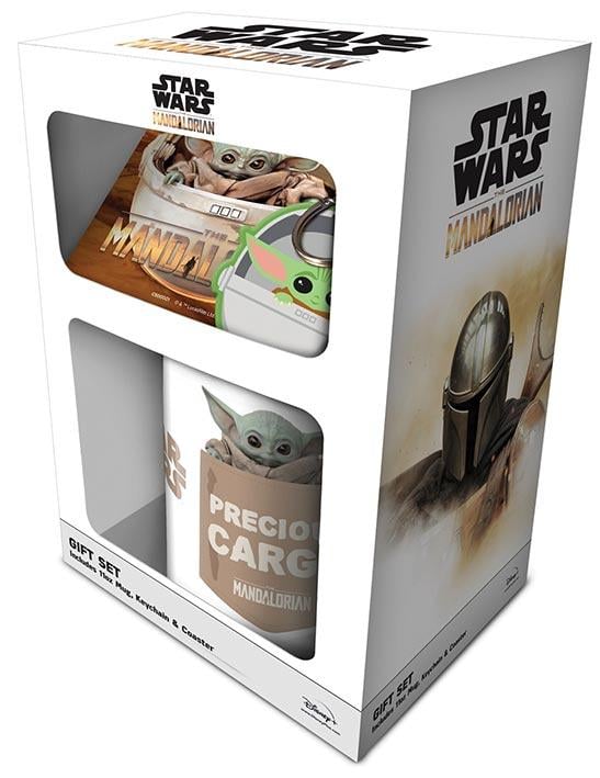 STAR WARS – Das Kind – Geschenkset – Tasse, Untersetzer und Schlüsselanhänger
