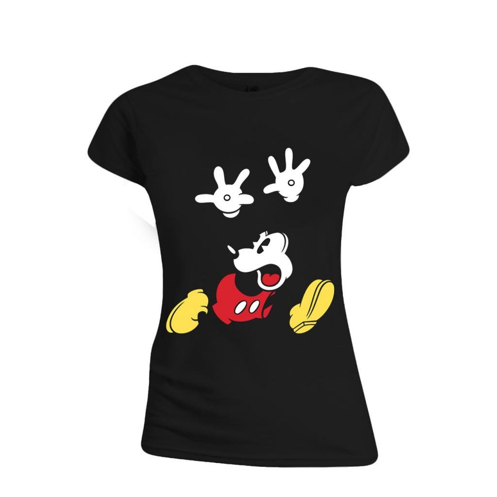 DISNEY - T-Shirt - Mickey Mouse Panic Face - MÄDCHEN (L)