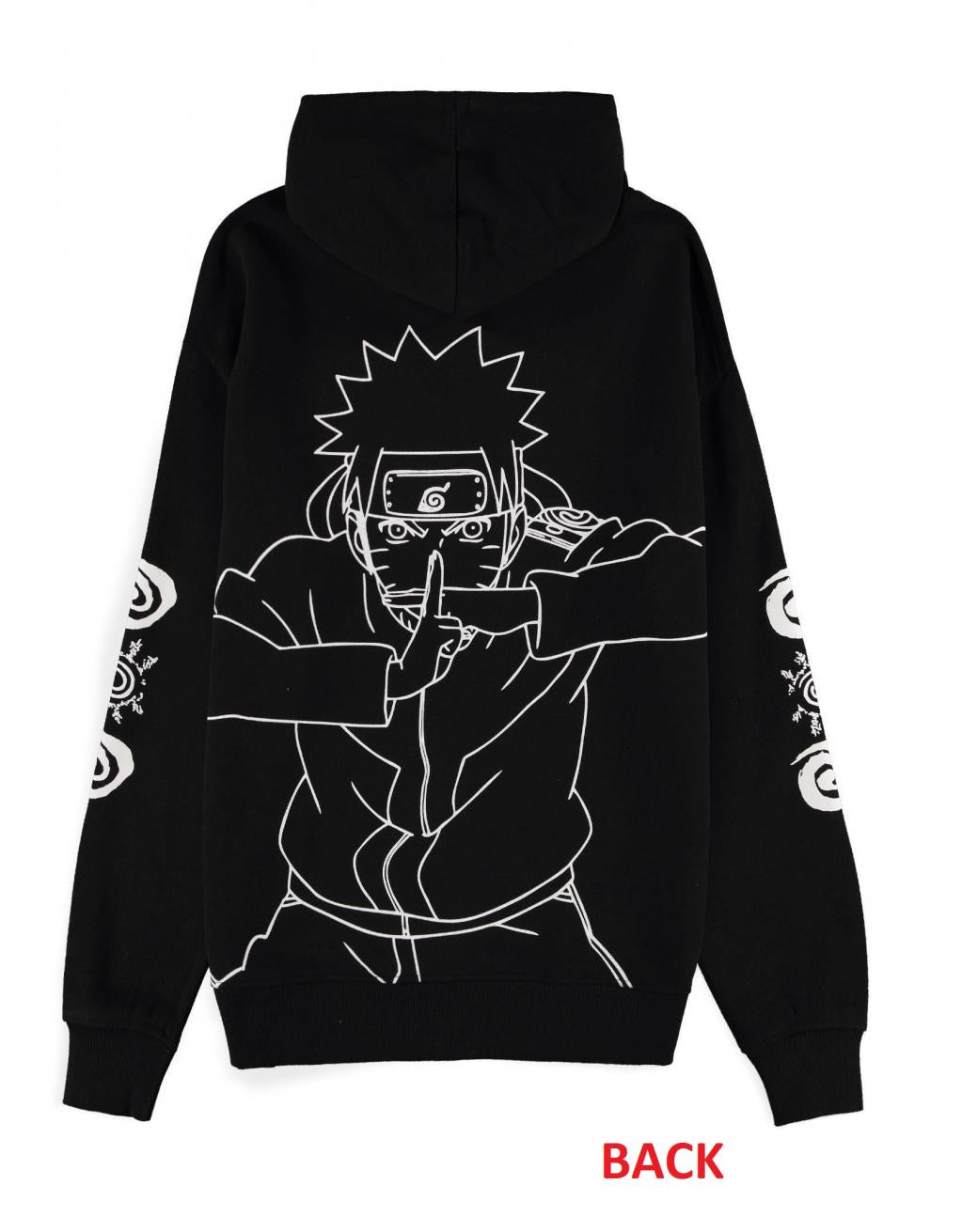 NARUTO SHIPPUDEN – Naruto – Herren-Kapuzenpullover mit Reißverschluss (XL)