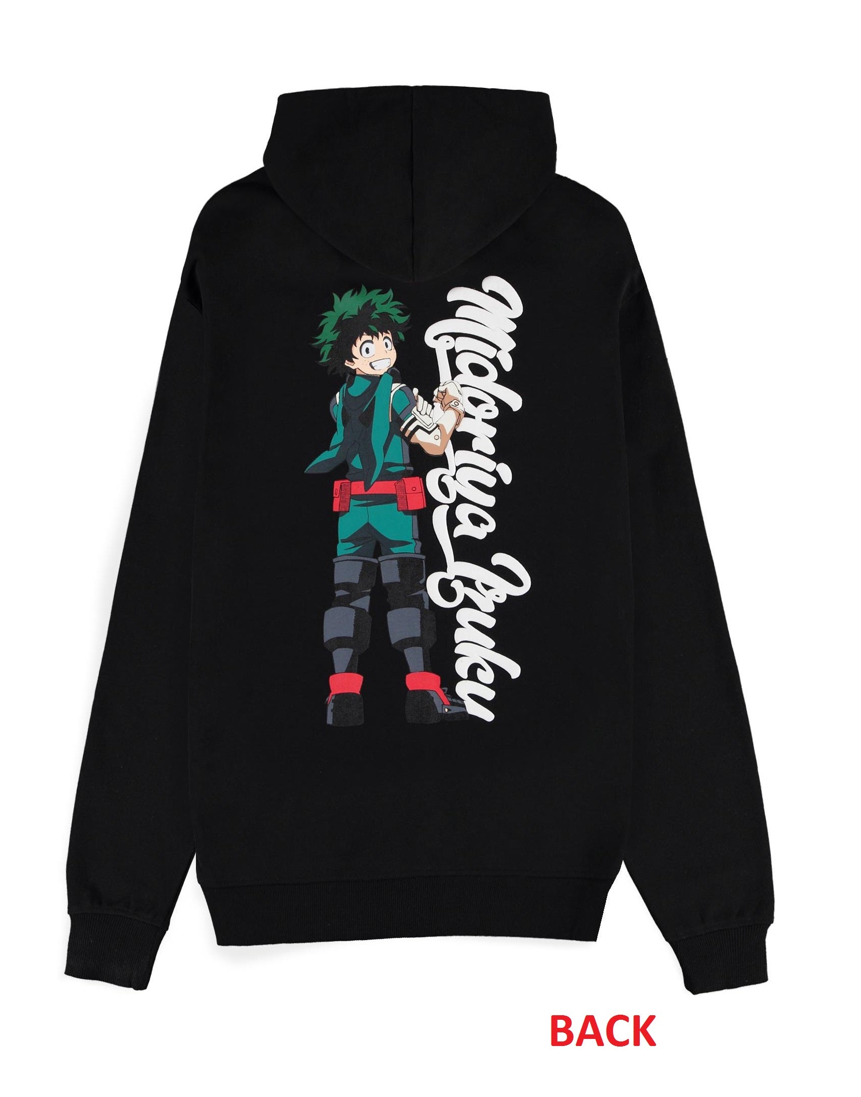 MY HERO ACADEMIA - Izuku - Herren-Hoodie mit Reißverschluss (2XL)