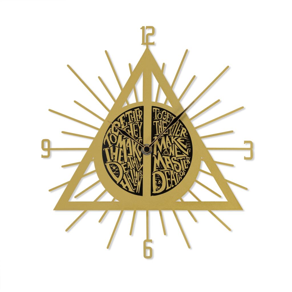 HARRY POTTER – Heiligtümer des Todes – Metall-Wanduhr