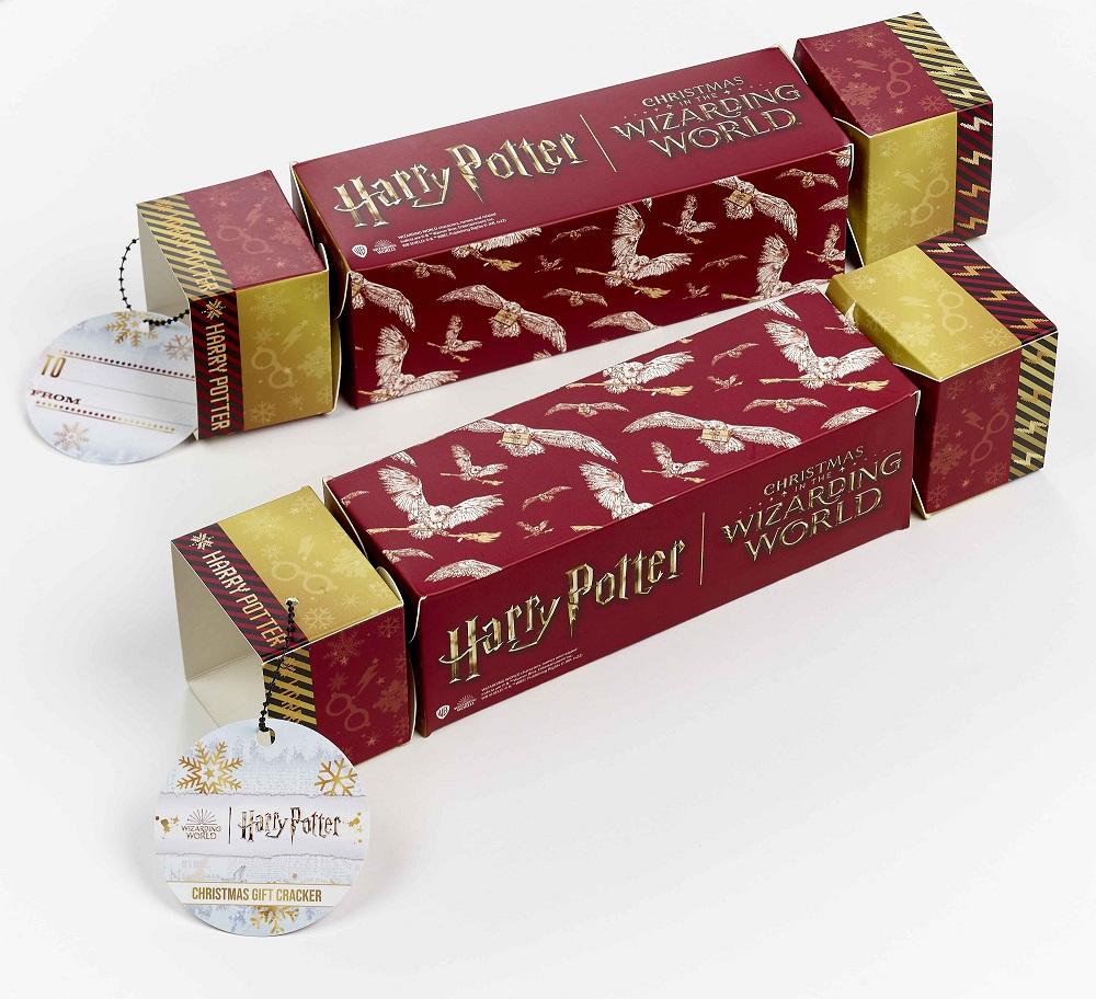 HARRY POTTER – Geschenk-Craker – Hedwig-Halskette und Ohrringe