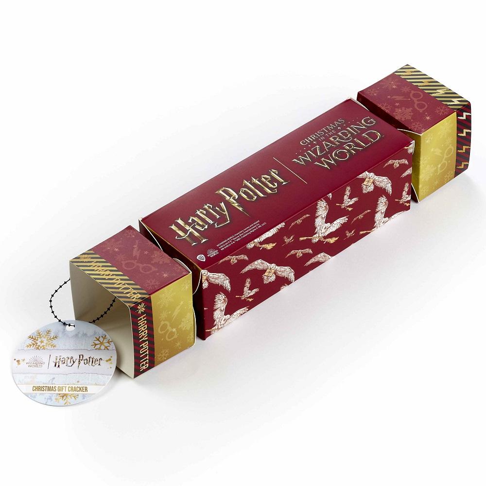 HARRY POTTER – Geschenk-Craker – Hedwig-Halskette und Ohrringe