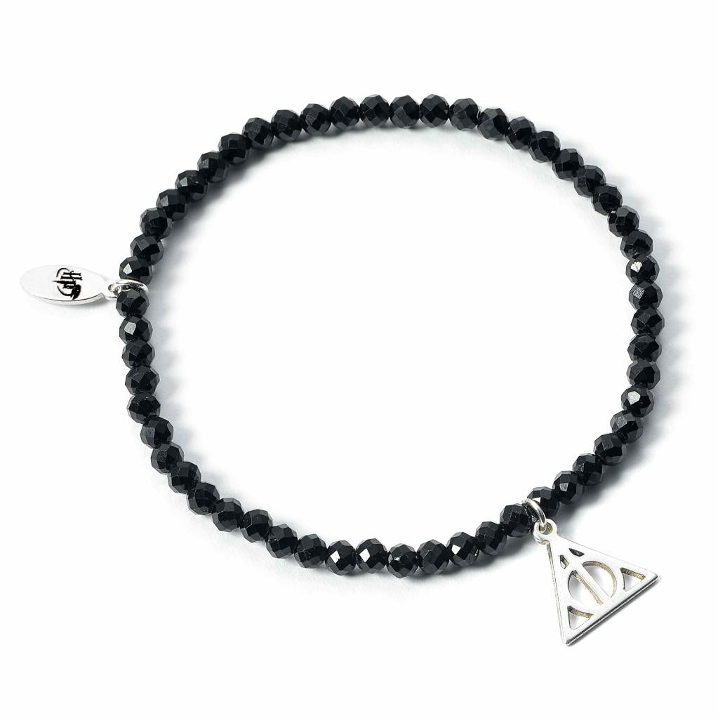 HARRY POTTER – Heiligtümer des Todes – Charm- und Perlenarmband aus Sterlingsilber