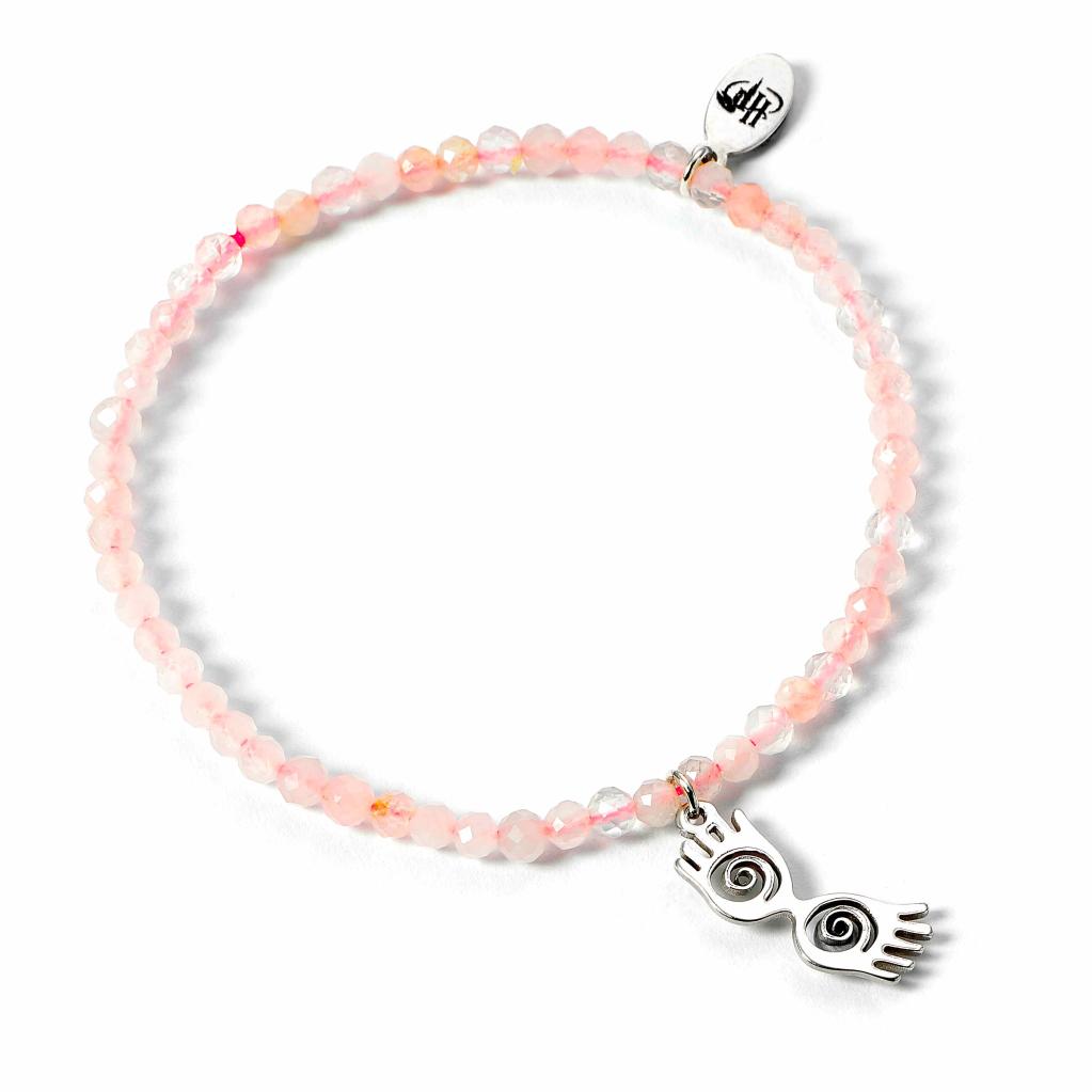 HARRY POTTER – Luna Gasses – Charm- und Perlenarmband aus Sterlingsilber