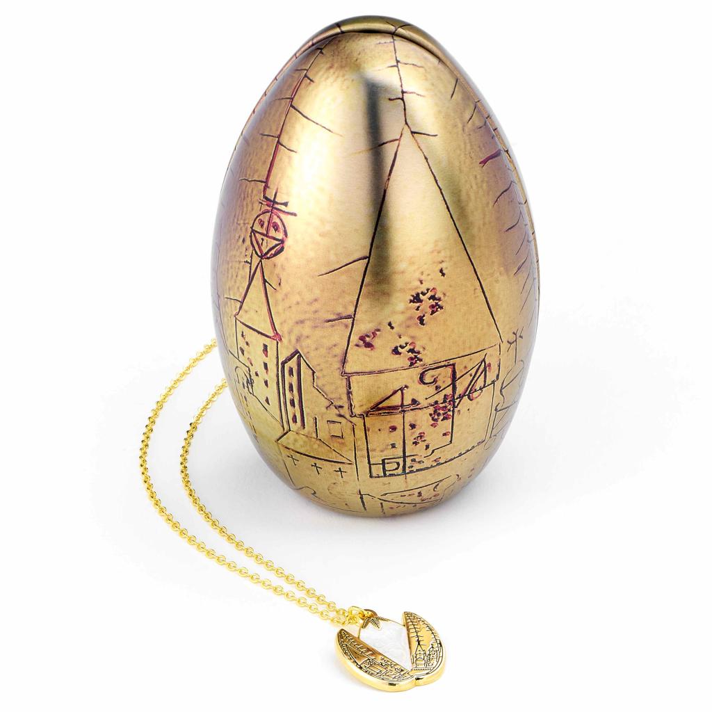 HARRY POTTER – Goldenes Ei – Geschenkbox + Halskette