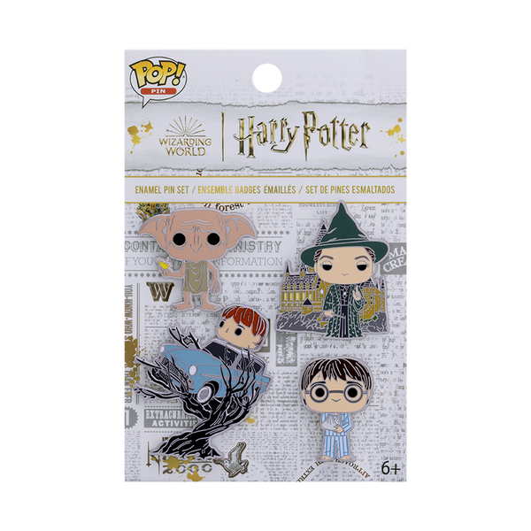 HARRY POTTER – Funko 4er-Pin-Set – Jubiläums-Kammer des Schreckens