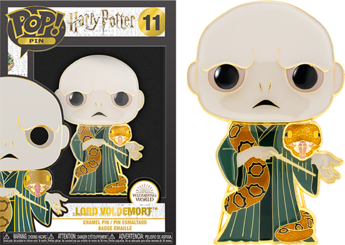 HARRY POTTER – Pop Large Emaille Pin Nr. 11 – Lord Voldemort mit Nagini