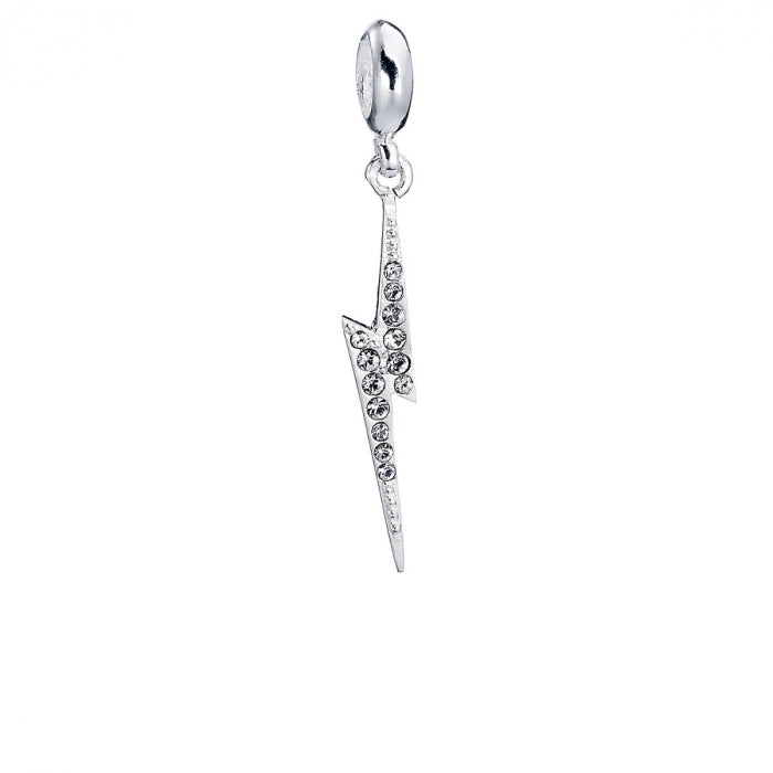 HARRY POTTER – Lightning Bolt – Schieber-Charm mit Kristallen für Armband