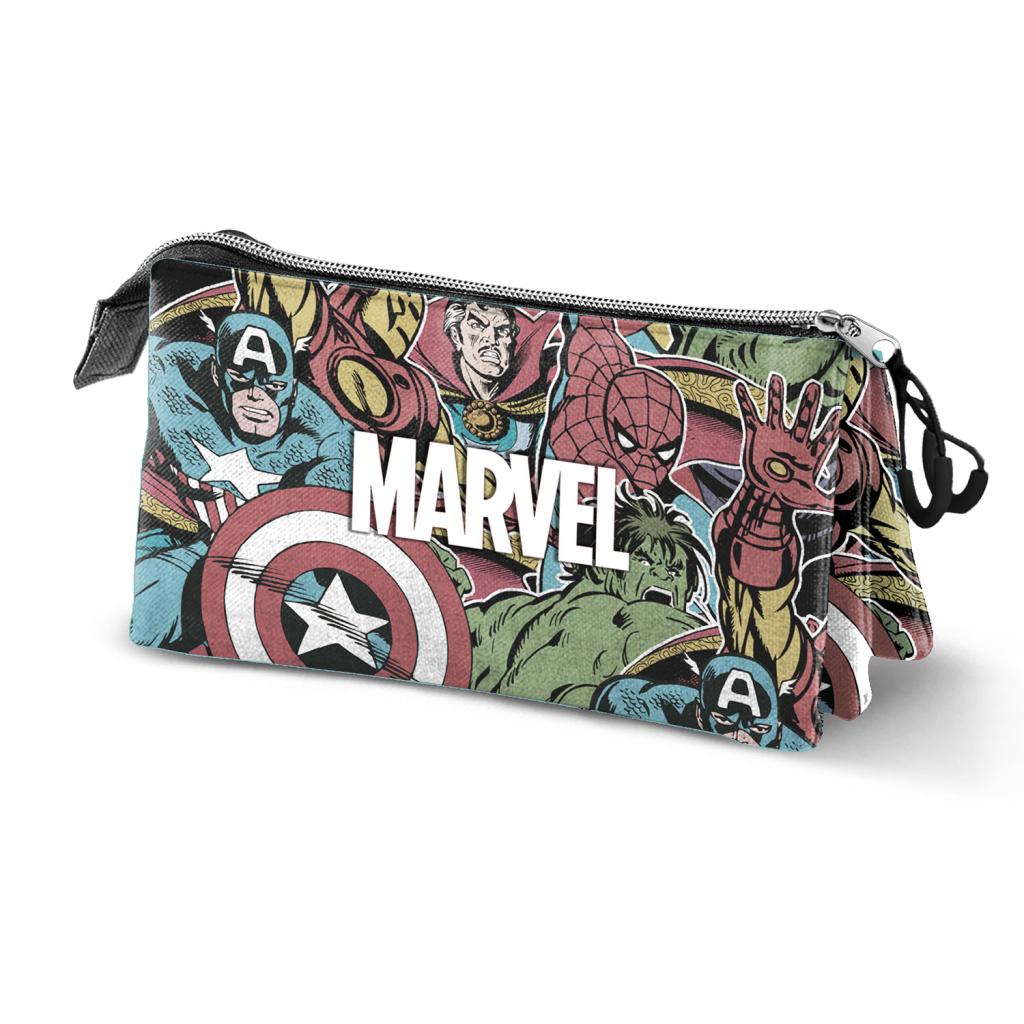 MARVEL - Heroes - Dreifaches Federmäppchen '23x11x7cm'