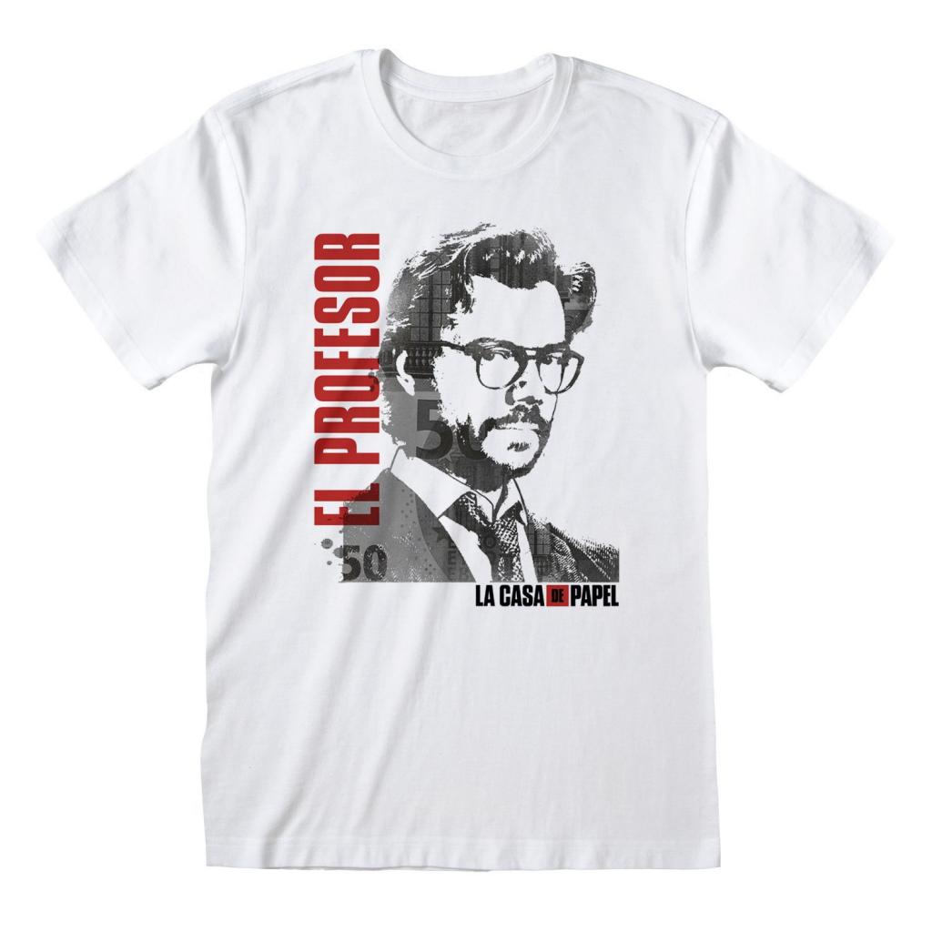 LA CASA DE PAPEL - T-Shirt - El Profesor - (XL)
