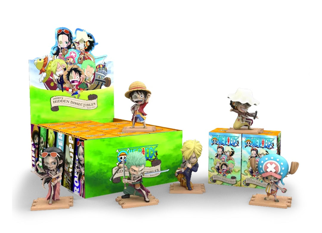 ONE PIECE - Series 1 - Freeny's Hidden Dissectibles (Display 12 Fig.)
