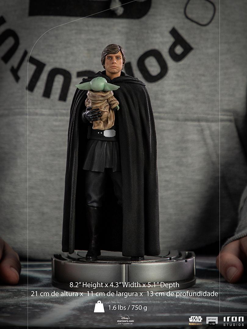 STAR WARS - Luke Skywalker et Grogu - Statuette ArtScale 1/10 21cm