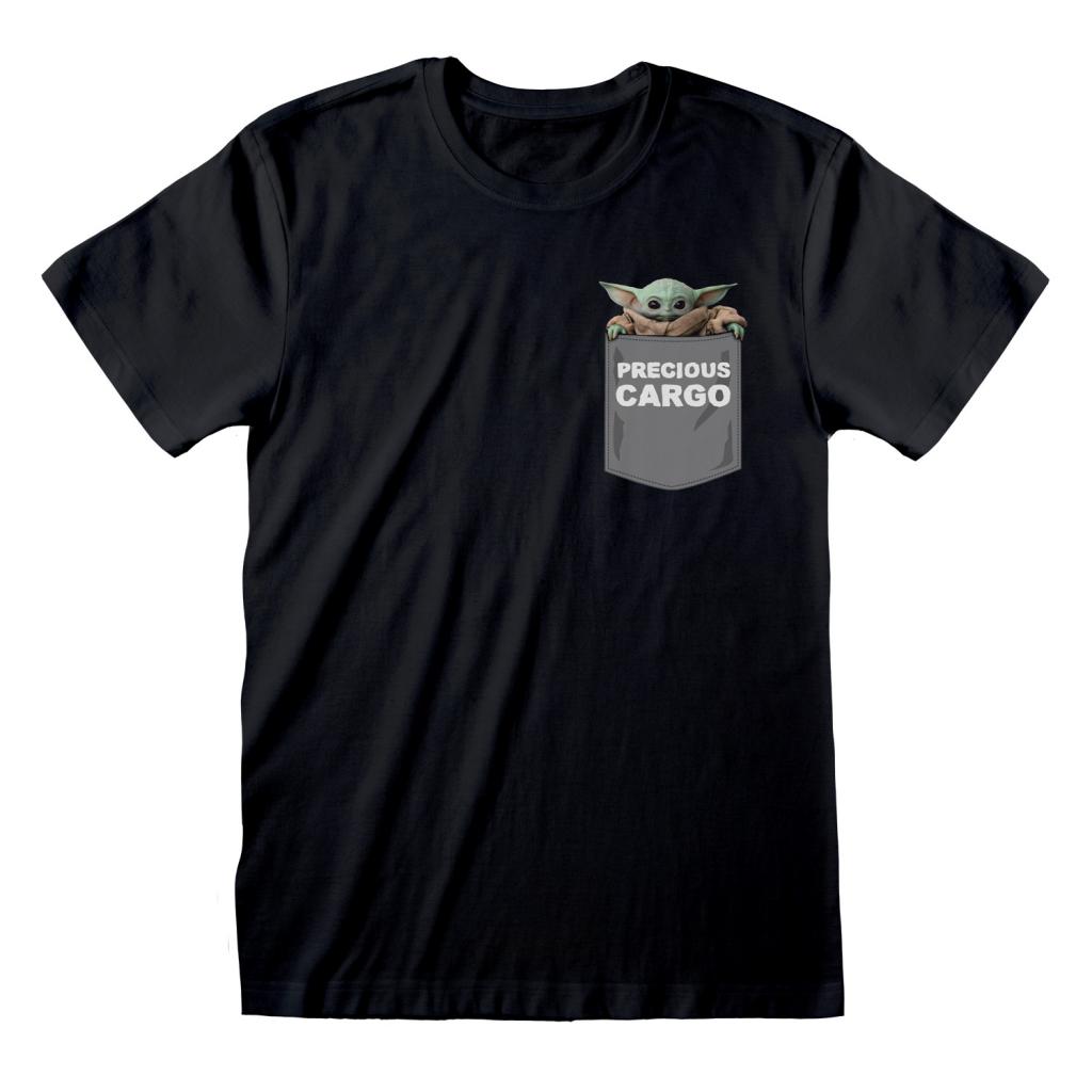 MANDALORIAN - Herren T-Shirt - The Child Precious Cargo Pocket - (XL)