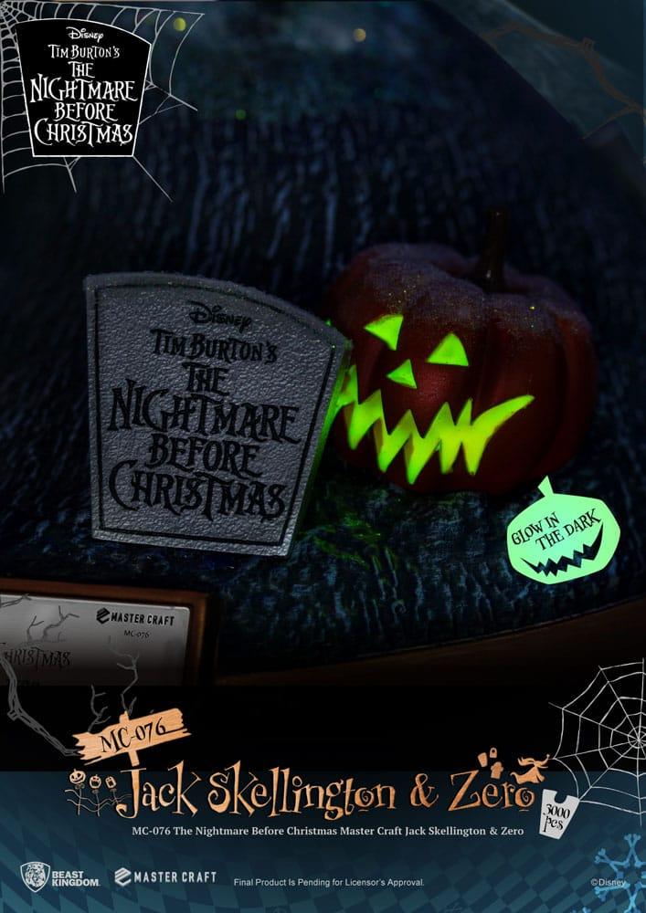 NBX - Jack Skellington & Zero - Statuette Master Craft 39cm