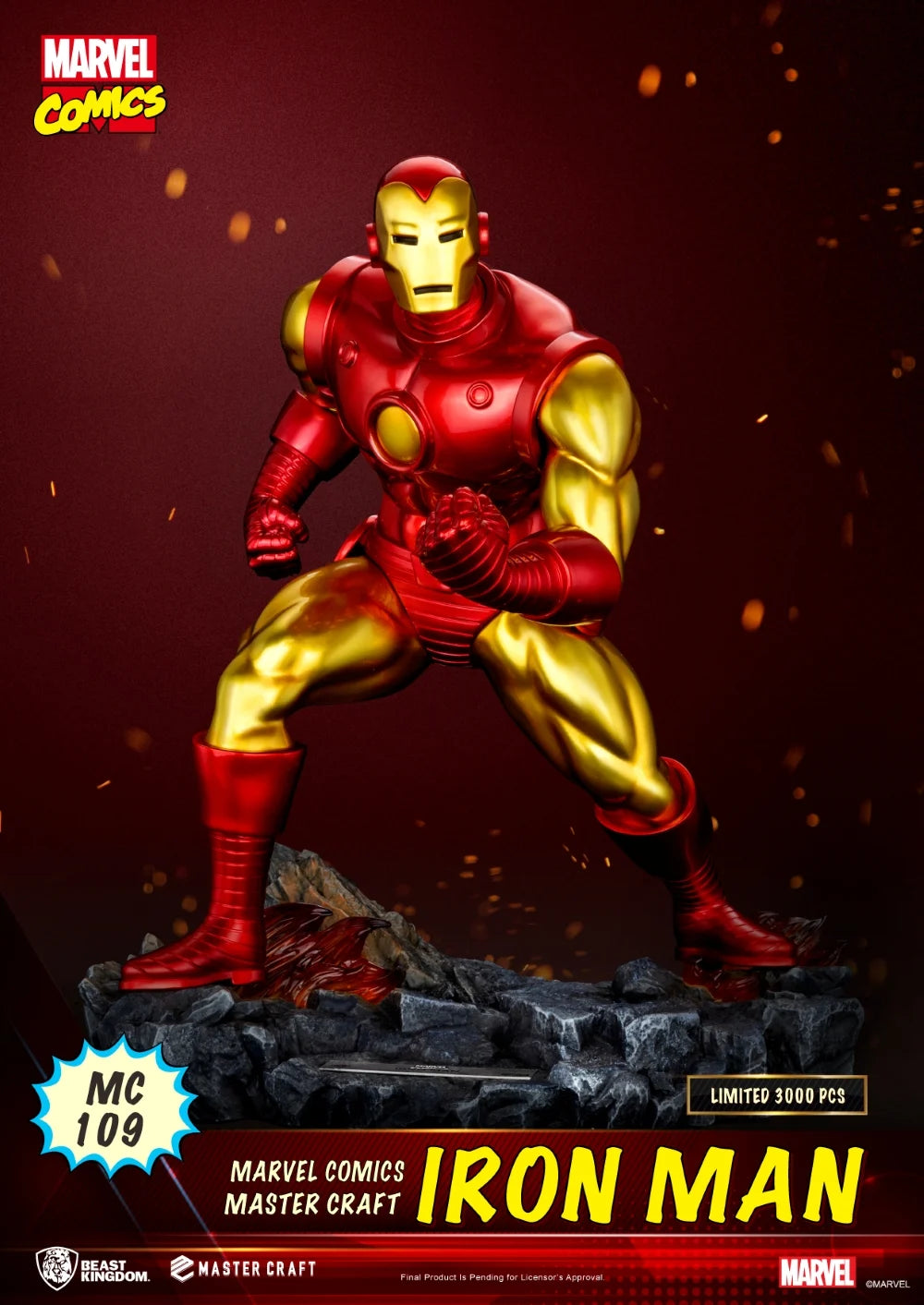 MARVEL - Iron Man "Comics" - Statue Master Craft 29.9cm