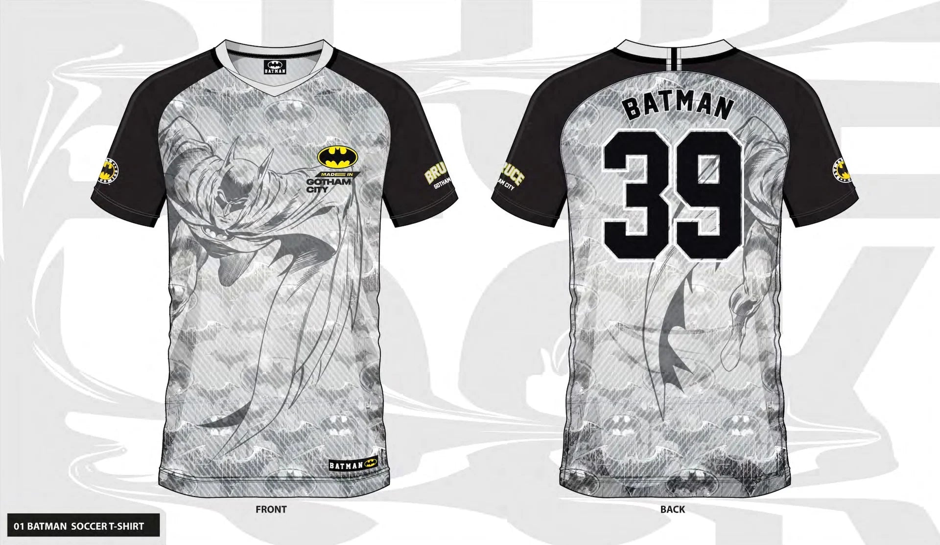 BATMAN - Batman 39 - Soccer Jersey Men (XL)