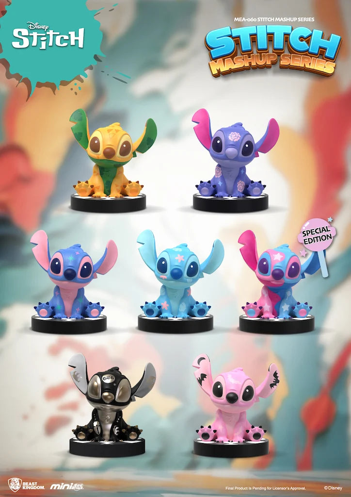LILO & STITCH - Stitch Mashup - Blind Box 6 Figure set 9cm