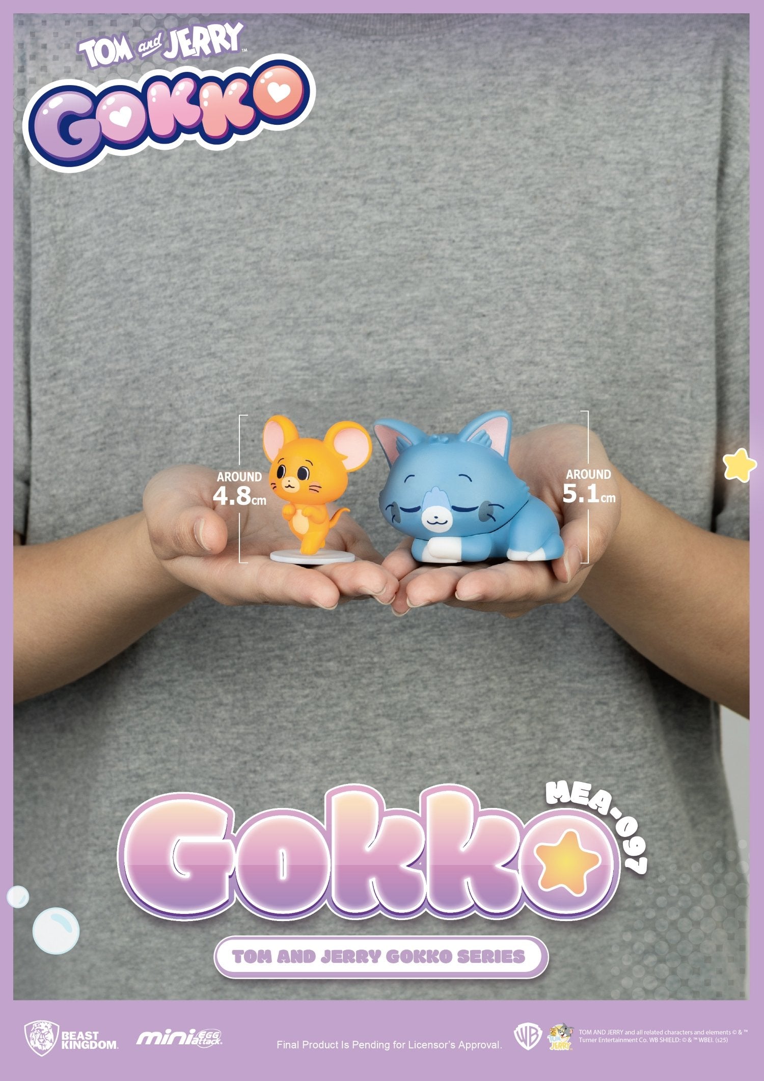 TOM & JERRY - Gokko series - Set 6 Figurine Blind Box 5cm