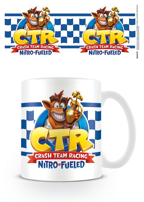 CRASH BANDICOOT - Mug - 315 ml - Checkered Flag